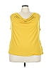 Catherine Malandrino Yellow Sleeveless Top Size 3X - photo 1