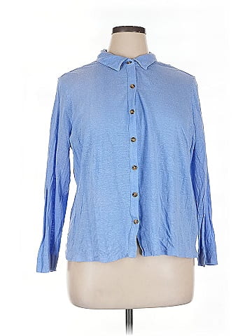 J.Jill 3/4 Sleeve Button-Down Shirt (view 1)