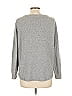 Pink Clover 100% Polyester Metallic Silver Pullover Sweater Size L - photo 2