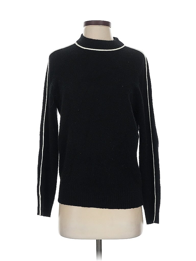 Pre-owned Athleta Turtleneck Sweater In Black