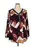 NY Collection Burgundy Casual Dress Size 2X - photo 1
