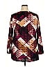 NY Collection Burgundy Casual Dress Size 2X - photo 2