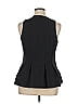 Worth New York Solid Black Sleeveless Blouse Size 16 - photo 2
