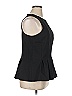 Worth New York Solid Black Sleeveless Blouse Size 16 - photo 3