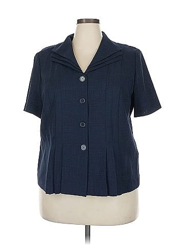 Danny & Nicole Short Sleeve Blouse (view 1)