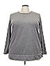 Woman Within 100% Polyester Gray Sweatshirt Size 22 - 24 - photo 1