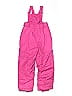 Cat & Jack 100% Polyester Pink Snow Pants With Bib Size 5T - photo 2