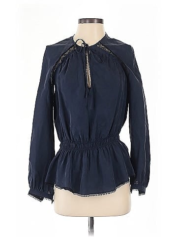 Derek Lam 10 Crosby Long Sleeve Silk Top (view 1)