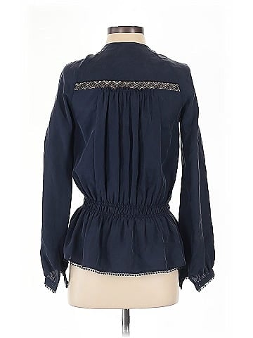Derek Lam 10 Crosby Long Sleeve Silk Top (view 2)