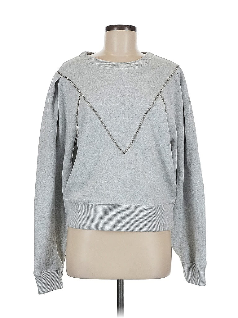 Pre-owned Express Sweatshirt In Gray