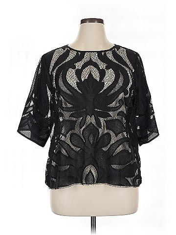 Worthington Short Sleeve Blouse (view 1)