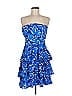 Cynthia Steffe Blue Cocktail Dress Size 8 - photo 1