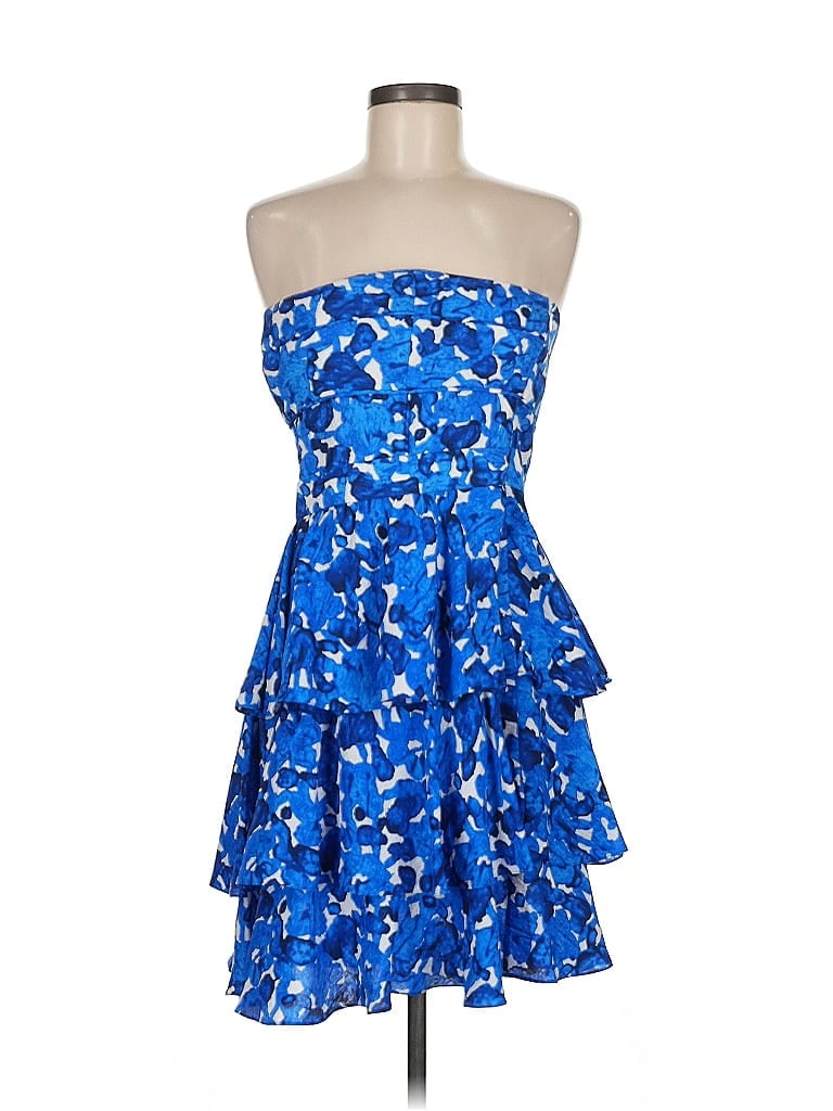 Cynthia Steffe Blue Cocktail Dress Size 8 - photo 1