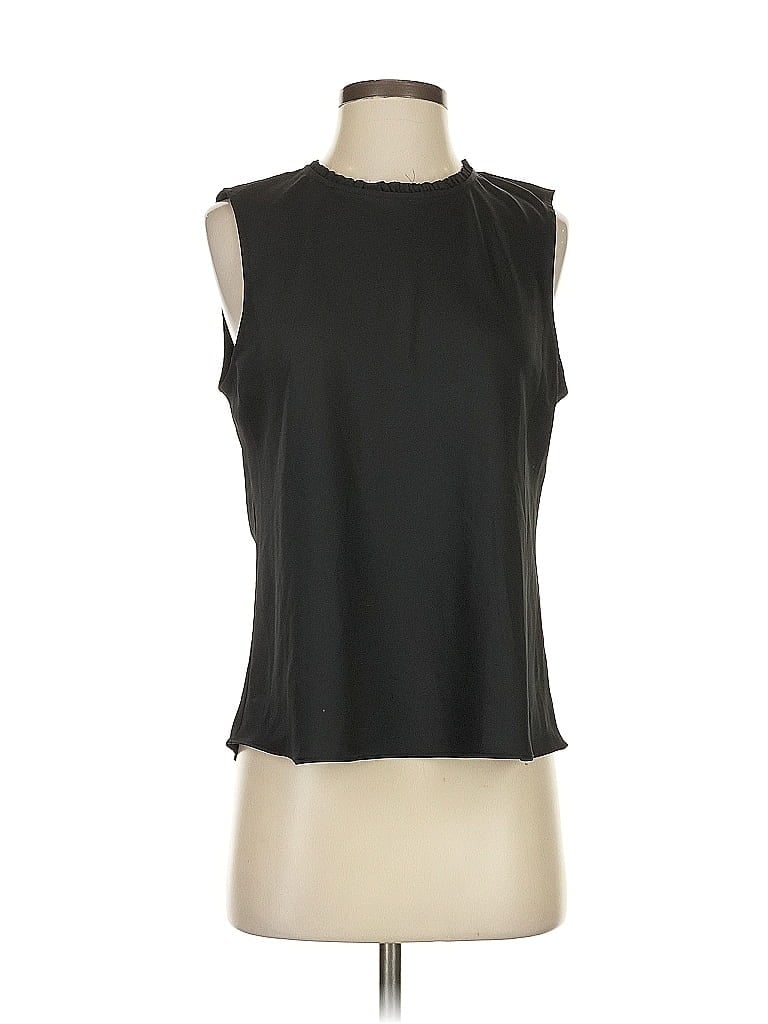 J.Crew 365 100% Polyester Black Sleeveless Blouse Size S - photo 1