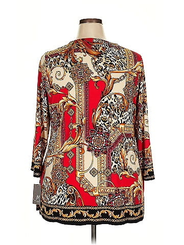 JM Collection 3/4 Sleeve Blouse (view 2)