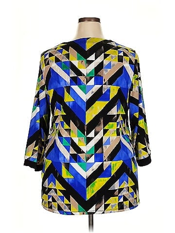 JM Collection 3/4 Sleeve Blouse (view 2)