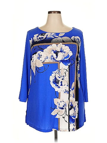 JM Collection 3/4 Sleeve Blouse (view 1)