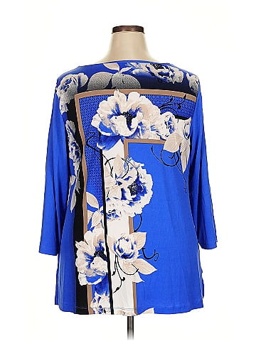 JM Collection 3/4 Sleeve Blouse (view 2)