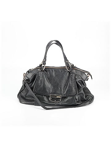 B Makowsky Leather Satchel (view 1)