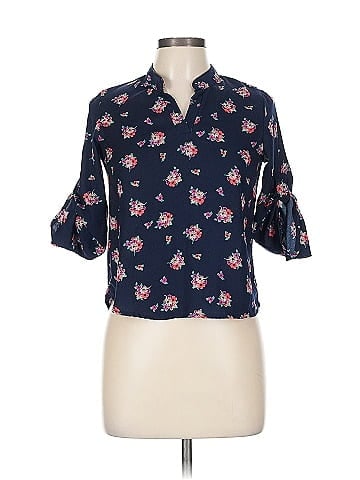 Mia Chica 3/4 Sleeve Blouse (view 1)
