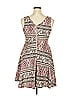 rue21 Paisley Brown Casual Dress Size XL - photo 2