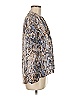 Veronica M. Silver Long Sleeve Blouse Size M - photo 3