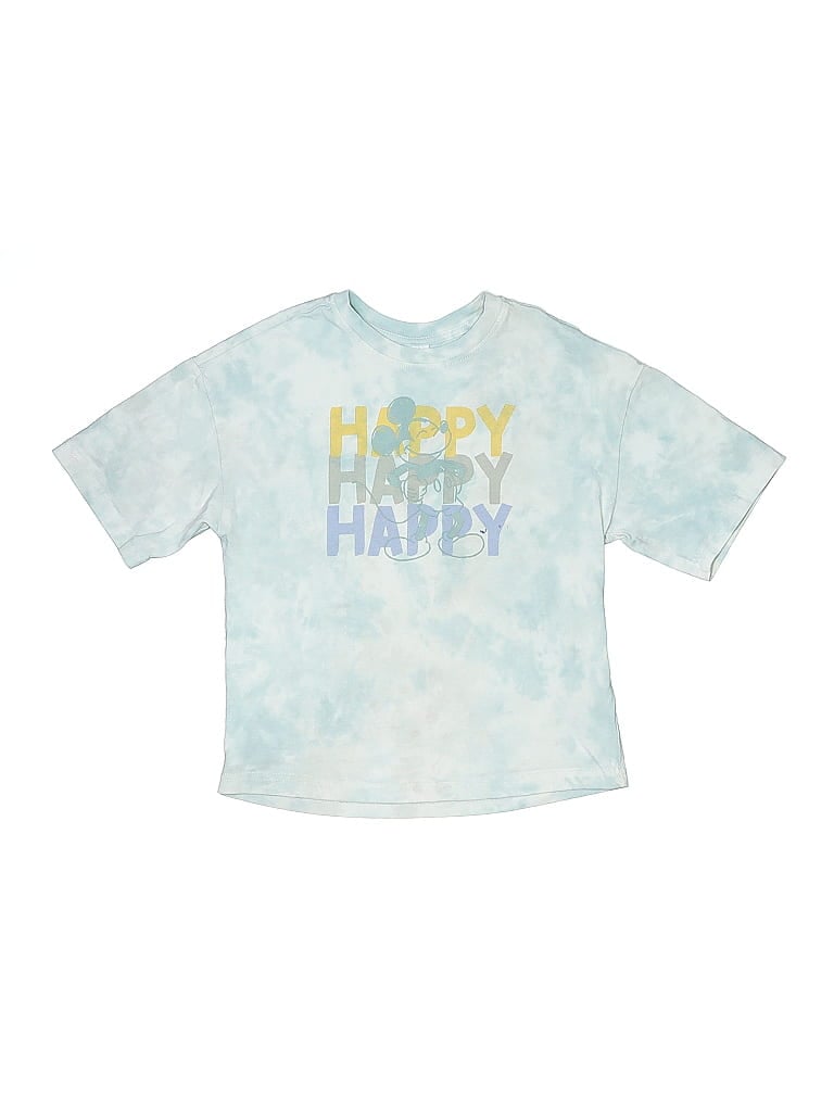 Disney Tie-dye Blue 3/4 Sleeve T-Shirt Size 5 - 6 - photo 1