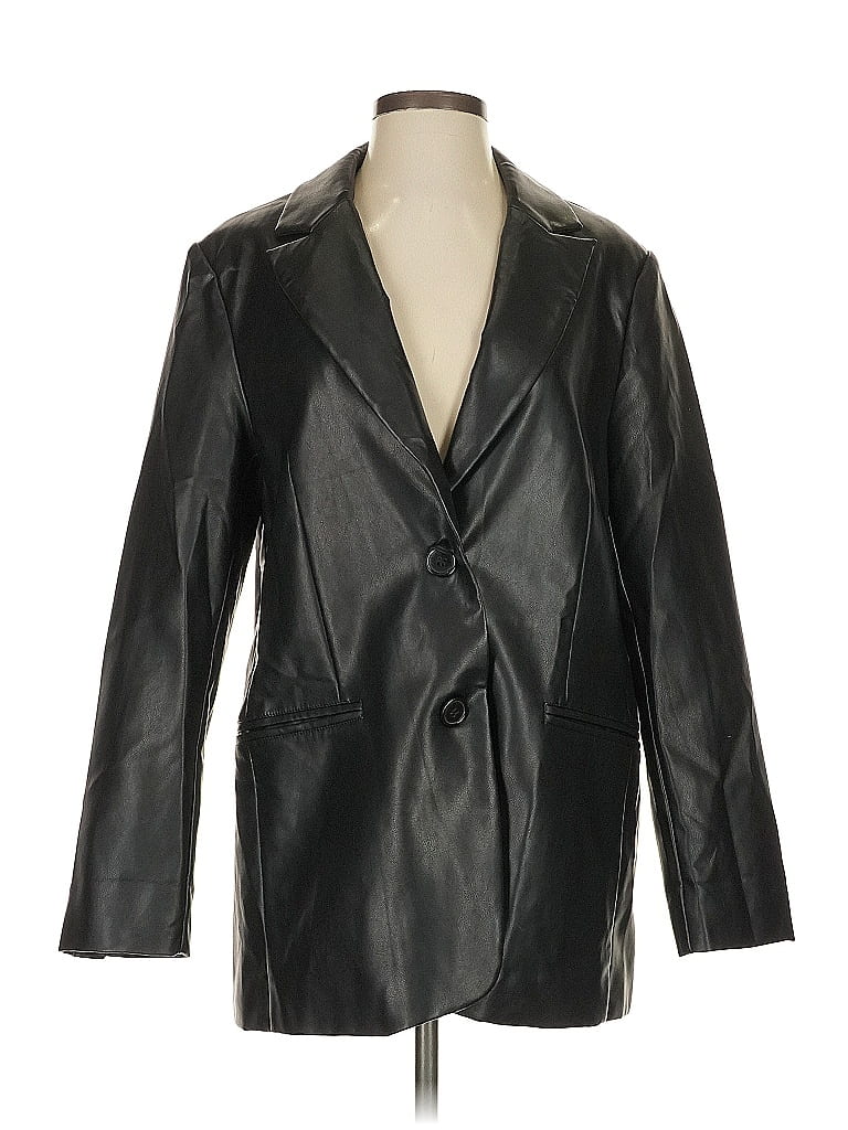 Rebecca Minkoff 100 Polyurethane Black Blazer Size S 70 off ThredUp