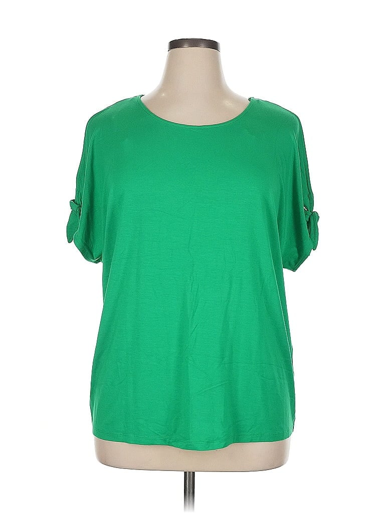 Carmen Carmen Marc Valvo Green Casual Dress Size XL - photo 1