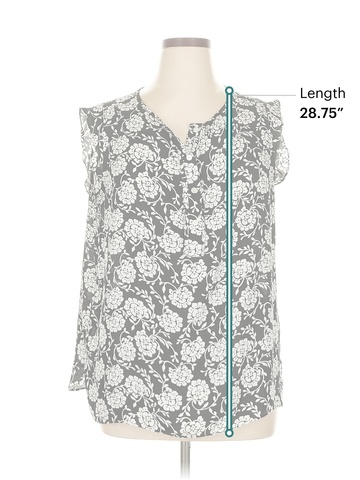 ann taylor loft sleeveless blouse