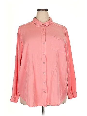 Torrid 3/4 Sleeve Button-Down Shirt (view 1)