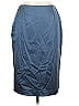 St. John Solid Blue Casual Skirt Size 10 - photo 1