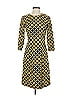 J. McLaughlin Argyle Gold Casual Dress Size S - photo 1