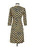 J. McLaughlin Argyle Gold Casual Dress Size S - photo 2