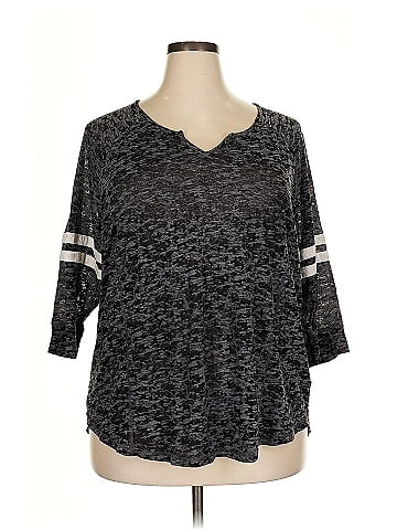 Danskin Now 3/4 Sleeve T-Shirt (view 1)
