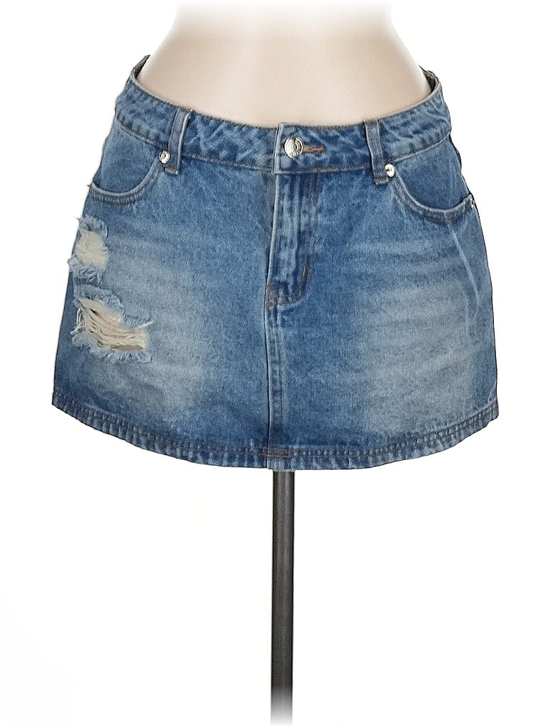 Edikted Blue Denim Skirt Size M - photo 1