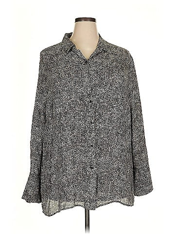 INC International Concepts 3/4 Sleeve Silk Top (view 1)