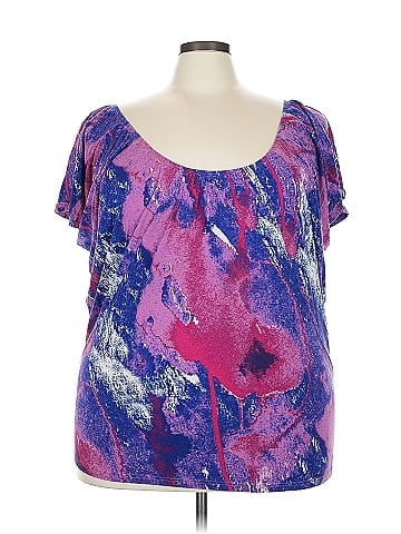Lane Bryant Short Sleeve Blouse (view 1)