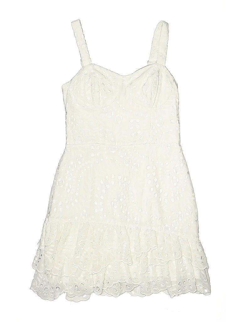 Lilly Pulitzer 100% Polyester Ivory Cocktail Dress Size 0 - photo 1