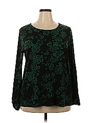 Susan Graver Long Sleeve Blouse