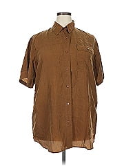 Roaman's Short Sleeve Silk Top