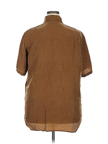 Roaman's Short Sleeve Silk Top (view 2)