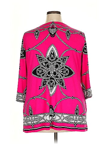 JM Collection 3/4 Sleeve Blouse (view 2)