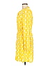 Crown & Ivy 100% Rayon Yellow Casual Dress Size L - photo 4