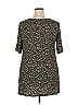 Avenue Black Short Sleeve Blouse Size 18 - photo 2
