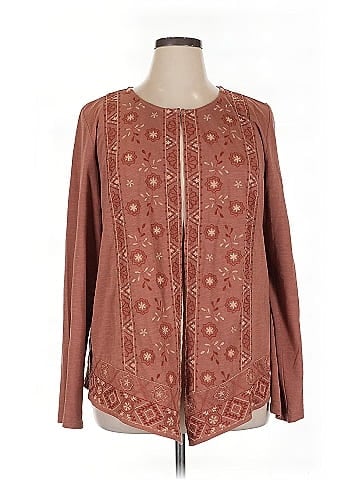 LOGO by Lori Goldstein Long Sleeve Blouse (view 1)