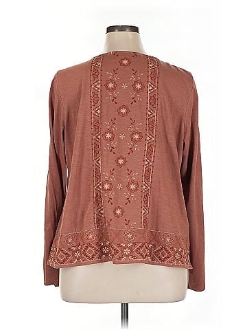 LOGO by Lori Goldstein Long Sleeve Blouse (view 2)