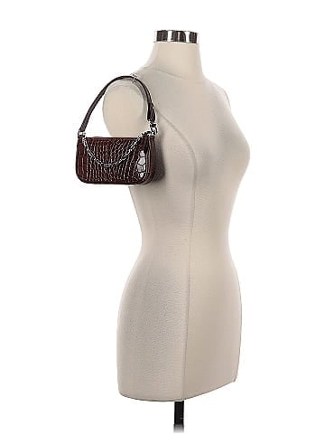 by FAR Croc Embossed Leather Satchel (view 2)