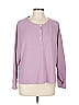 Victoria's Secret Purple Long Sleeve Henley Size L - photo 1