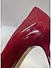 Jimmy Choo 100% Patent Leather Burgundy Red Patent Leather Peep Toe Heels Size EU 38 - photo 3